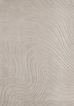 Luxor - Reinkemeier Webteppich Hochtief-Struktur graubeige