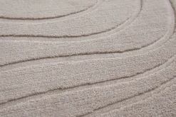 Luxor - Reinkemeier Webteppich Hochtief-Struktur graubeige