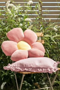 Magma Formkissen "Blume" beige