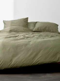 Marc O`Polo Marc O'Polo-Perkal-Kissenbezug grün