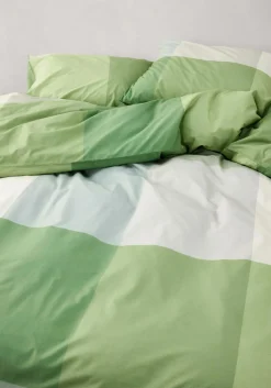 Marc O`Polo Marc O'Polo-Perkal-Kissenbezug grün