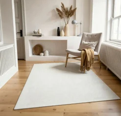 Medipa Handwebteppich weiß