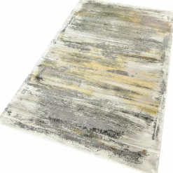 Medipa Moderner Webteppich grau