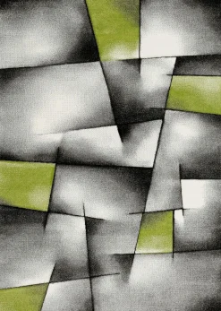 Medipa Moderner Webteppich grün