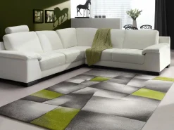 Medipa Moderner Webteppich grün