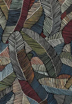 Medipa Moderner Webteppich mehrfarbig