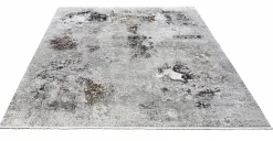 Medipa Moderner Webteppich beigegraumehrfarbig