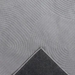 Medipa Moderner Webteppich getuftet grau