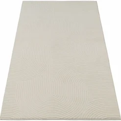 Medipa Moderner Webteppich getuftet beige