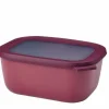 Mepal Schüssel eckig 1,5l rot
