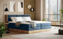 MONDO Boxspringbett blau