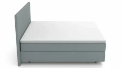 MONDO Boxspringbett blaugrau