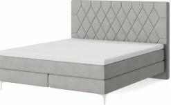 MONDO Boxspringbett grau