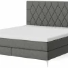 MONDO Boxspringbett grau