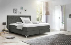 MONDO Boxspringbett grau