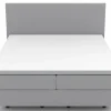 MONDO Boxspringbett grau