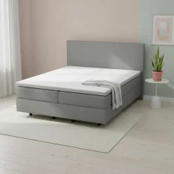 MONDO Boxspringbett grau