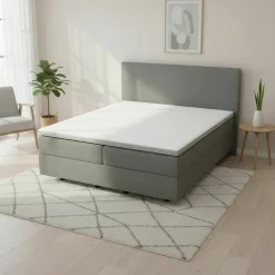 MONDO Boxspringbett grau