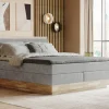 MONDO Boxspringbett grau