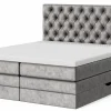MONDO Boxspringbett grau