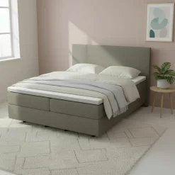 MONDO Boxspringbett grau