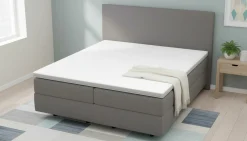 MONDO Boxspringbett graubraun