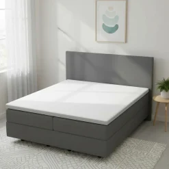 MONDO Boxspringbett graugrün