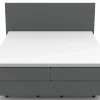 MONDO Boxspringbett grauschwarz