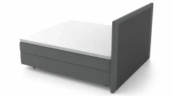MONDO Boxspringbett grauschwarz