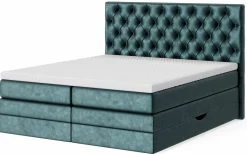 MONDO Boxspringbett grün