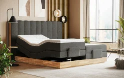 MONDO Boxspringbett m. Motor schwarz