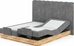 MONDO Boxspringbett m. Motor grau
