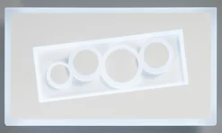 MONDO casa NOVA LED-Wandleuchte 1flg weiß