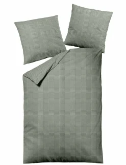 MONDO Flanell-Bettwäsche grün