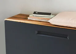 MONDO Garderobenbank graubraun