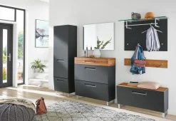 MONDO Garderobenbank graubraun