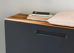 MONDO Garderobenbank graubraun