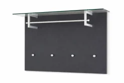 MONDO Garderobenpaneel grau