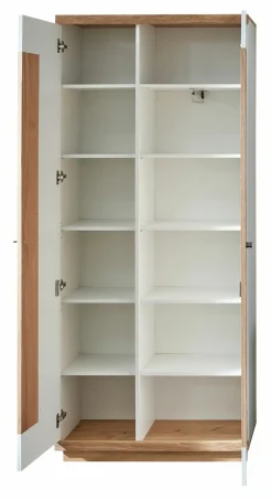 MONDO Garderobenschrank braunweiß