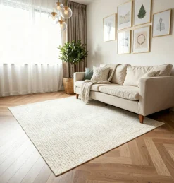 MONDO Handwebteppich beige