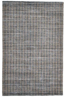 MONDO Handwebteppich grau