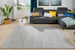 MONDO Handwebteppich grau