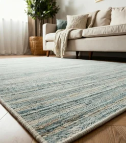 MONDO Handwebteppich modern mehrfarbiggrau