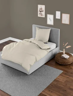 MONDO Jersey-Bettwäsche braun