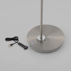 MONDO LED-Akku-Stehleuchte 1flg silberfarben