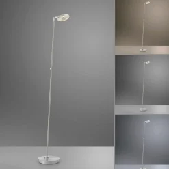 MONDO LED-Akku-Stehleuchte 1flg silberfarben