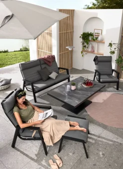 MONDO Loungebank Relax Move grau
