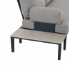 MONDO Loungeseitentisch grau
