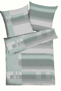 MONDO Mondo Biber-Bettwäsche grün