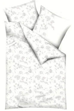 MONDO Mondo Satin-Bettwäsche silberfarben